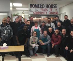 Clow Canada volunteers at Romero House