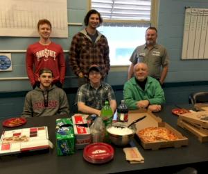 Pictured here are the MDO Interns/Co-ops seated left to right - Mitchell McKee/Safety, Martin Kurtz/Videographer, Frank Kline/MDO Safety Manager; standing left to right - Liam Leonard/Mechanical Engineer, Chris Barto/Environmental, and Dave McKee/Assistan