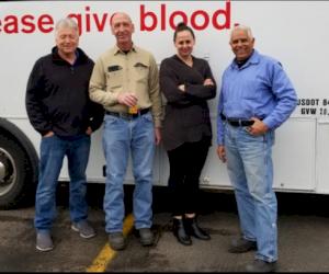 Pictured L-R: Ray Hansen, John Critchlow, Emily Croft and David Vazquez