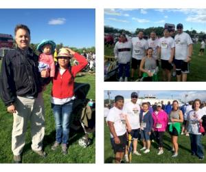 (Pictured to the left:  Ryan Grassley and his family; Pictured bottom right L-R: Lisi Apaui, Davy Crockett, Karen Tuckett, Angie Reece, Emily Croft and Sara Courtney; Pictured top right L-R: Martin Garcia, Miguel Munoz, Roman Oropeza, Jonathan Correa, Dav