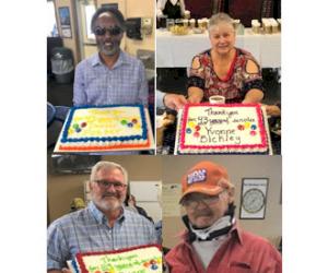 (Pictured L-R, top to bottom: Dexter Foster, Ester Bickley, Duane Scritchfield and James Stephenson)